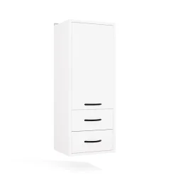 Etagère Salle De Bains|3xE Living Meuble de salle de bain, blanc, 35 x 67 x 30 cm