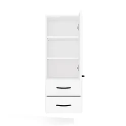 Etagère Salle De Bains|3xE Living Meuble de salle de bain, blanc, 35 x 67 x 30 cm