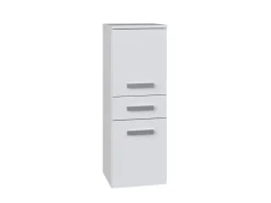 3xE Living Meuble de salle de bain, blanc mat, 85 x 30 x 30 cm