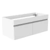 Meuble Sous-Vasque|AICA Sanitaire Meuble de salle de bain 100cm à double porte, suspendu, blanc