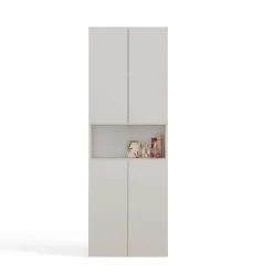 3xE Living Meuble de salle de bain, cachemire, 60 x 30 x 174 cm