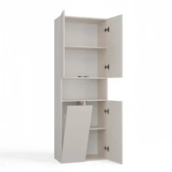 3xE Living Meuble de salle de bain, cachemire, 60 x 30 x 174 cm