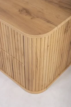 3xE Living Meuble de salle de bain, Chêne Craft, poignée noire, 41,5 x 60 x 51,7 cm