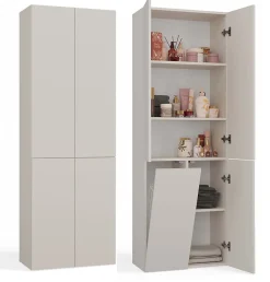 3xE Living Meuble de salle de bain, cachemire, 60 x 30 x 174 cm