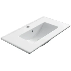 Meuble Vasque|Cosyneo Meuble de salle de bain 70cm simple vasque sans miroir sur pieds avec portes et tiroirs - cambrian (chêne clair) - HARO