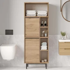 Armoire De Salle De Bains|Hanah Home Meuble de salle de bain en aggloméré Only