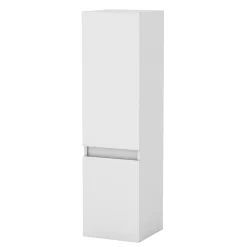 AICA Sanitaire Meuble de salle de bain mural, 30x30x110 cm, colonne blanche,