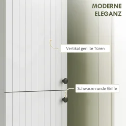 Meuble Wc|ProximaX Meuble de salle de bain mural, surface laquée, 6 étagères, MDF, blanc