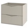 Meuble Sous Lavabo|Furnidea Meuble de salle de bain sous vasque suspendu DELCA cachemire 60 cm
