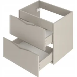 Meuble Sous Lavabo|Furnidea Meuble de salle de bain sous vasque suspendu DELCA cachemire 60 cm
