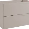 Meuble Sous Lavabo|Furnidea Meuble de salle de bain suspendu sous vasque MODERN cachemire 80 cm