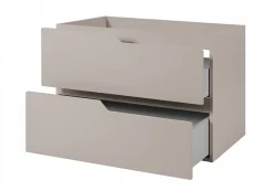 Meuble Sous Lavabo|Furnidea Meuble de salle de bain suspendu sous vasque MODERN cachemire 80 cm
