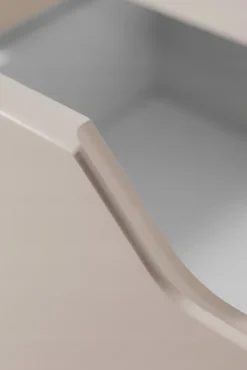 Meuble Sous Lavabo|Furnidea Meuble de salle de bain suspendu sous vasque MODERN cachemire 80 cm