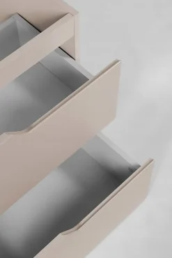 Meuble Sous Lavabo|Furnidea Meuble de salle de bain suspendu sous vasque MODERN cachemire 80 cm