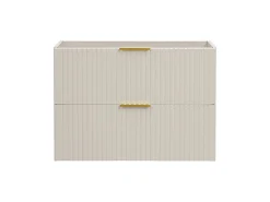 Meuble Sous Lavabo|Furnidea Meuble de salle de bain suspendu sous lavabo ADEL CACHEMIRE 80 cm