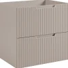 Meuble Sous Lavabo|Furnidea Meuble de salle de bain suspendu sous vasque VENA cachmire 60 cm