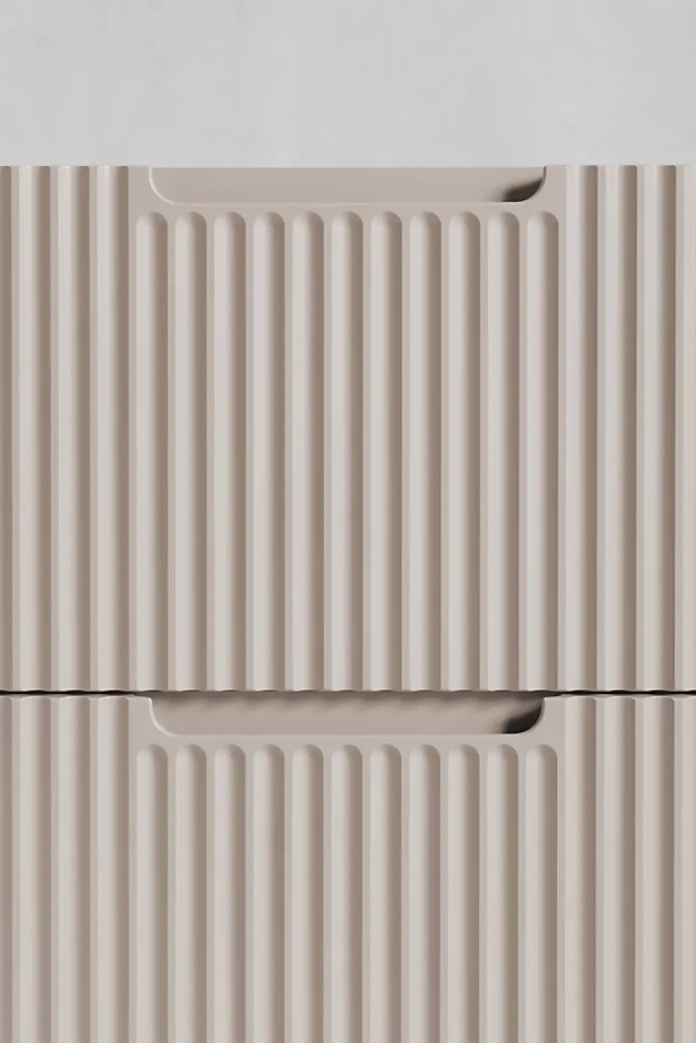 Meuble Sous Lavabo|Furnidea Meuble de salle de bain suspendu sous vasque VENA cachmire 60 cm