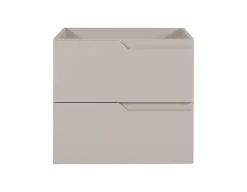 Furnidea Meuble de salle de bain suspendu sous vasque MODERN cachmire 60 cm