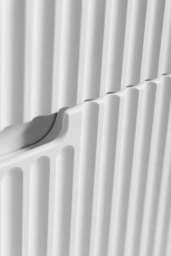 Furnidea Meuble de salle de bain suspendu sous vasque VENA blanc 80 cm