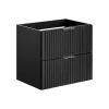 Meuble Sous Lavabo|Furnidea Meuble de salle de bain suspendu sous lavabo ADEL NOIR 60 cm