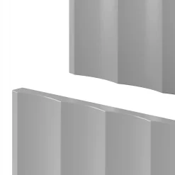 Meuble Sous Lavabo|Furnidea Meuble de salle de bain sous vasque suspendu ARCOS blanc 60 cm façades rainurées