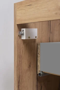Meuble Sous Lavabo|Furnidea Meuble de salle de bain suspendu sous vasque VENA chêne 60 cm