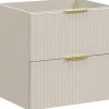 Meuble Sous Lavabo|Furnidea Meuble de salle de bain suspendu sous lavabo ADEL CACHEMIRE 60 cm