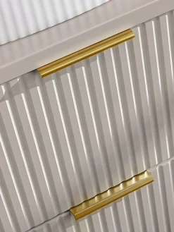 Meuble Sous Lavabo|Furnidea Meuble de salle de bain suspendu sous lavabo ADEL CACHEMIRE 60 cm