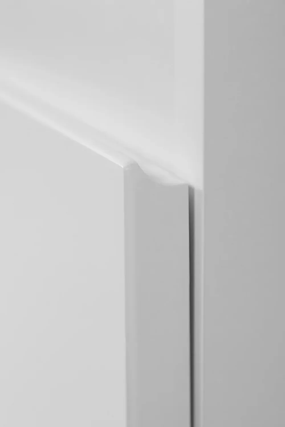 Furnidea Meuble de salle de bain suspendu sous vasque MODERN blanc 60 cm