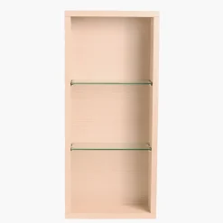 Autres Meuble de salle de bain étagère de rangement murale 90 x 44 x 18 cm bois couleur chêne CEDAM