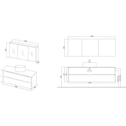 Ensemble Meuble De Salle De Bains|Distribain Meuble de salle de bain Terranova 1200 Scandinave