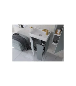 Autres Meuble de salle de bain UNIQ 49 x 34,5 x 63 cm en plusieurs couleurs - Vert