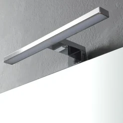 Kiamami Valentina Meuble De Salle De Bains Au Sol 60Cm Avec 2 Tiroirs En Chêne Naturel Effet Bois Avec Lavabo Et Miroir 60X80 - Laguna