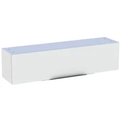 Meuble de salle de bains haut blanc brillant l.120 x H.30 x P.30 cm, Pamili