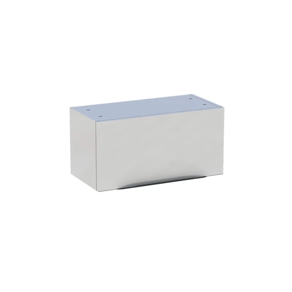 Meuble de salle de bains haut blanc mat l.60 x H.30 x P.30 cm, Pamili