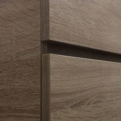 Ensemble Meuble De Salle De Bains|Kiamami Valentina Meuble De Salle De Bains Suspendu De 90 Cm En Chêne Naturel Avec Lavabo De La Série Sole