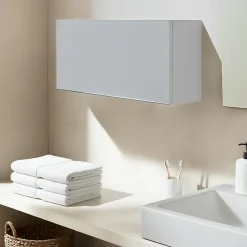 Cooke & Lewis Meuble de salle de bains haut taupe l.60 x H.30 x P.30 cm, Pamili