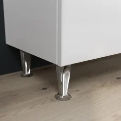 Ensemble Meuble De Salle De Bains|Kiamami Valentina Meuble De Salle De Bains Classique Blanc De 106 Cm Avec Lavabo, Miroir Et Meuble Suspendu.