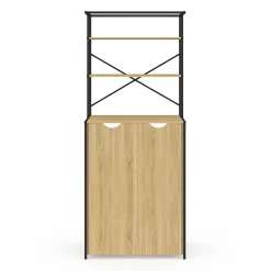 IDMarket Meuble dessus machine à laver fermé DETROIT design industriel