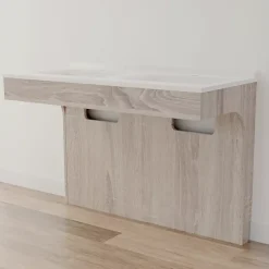 Cuisibane Meuble double vasque PMR ALTEA 120 cm - Cambrian oak