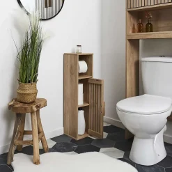 The Home Deco Factory Meuble dérouleur de papier toilette Saulk