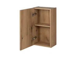 Furnidea Meuble haut de salle de bain à suspendre NOVA OAK 20 x 57 cm