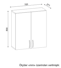 Armoire De Salle De Bains|Pier Import Meuble haut salle de bains blanc, poignées métal MARFA