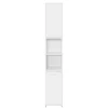 Colonne De Salle De Bains|Meuble De Salle De Bains Faible Profondeur|Ml-Design Meuble haute salle de bain colonne étroite de rangement blanc MDF 30x190x30 cm