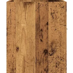 Vidaxl Meuble lavabo de salle de bain vieux bois bois d'ingénierie
