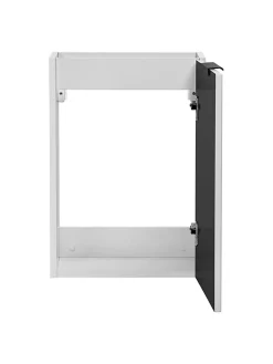 Furnidea Meuble lave main à suspendre ADEL BLANC 40 cm