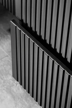 Furnidea Meuble lave main à suspendre ADEL NOIR 40 cm