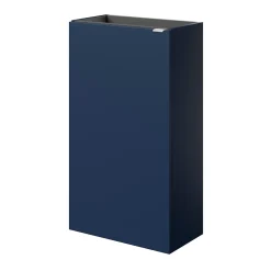 Lave-Mains|GoodHome Meuble lave mains à poser bleu nuit mat l.44 x H.79 x P.23 cm, Imandra