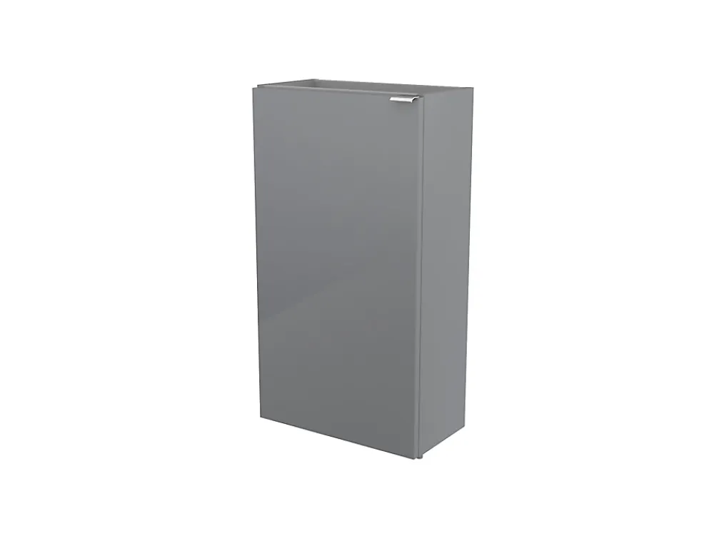 Lave-Mains|GoodHome Meuble lave mains à poser gris l.44 x H.79 x P.23 cm, Imandra