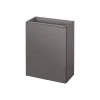 GoodHome Meuble lave mains à suspendre Imandra gris taupé L.44 x H.55 cm